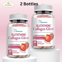 Glutathione Collagen Glow.30 organic gummies 