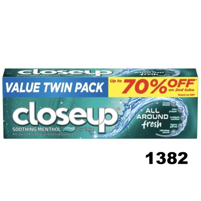 CLOSE UP (SOOTHING MENTHOL 2X 191g